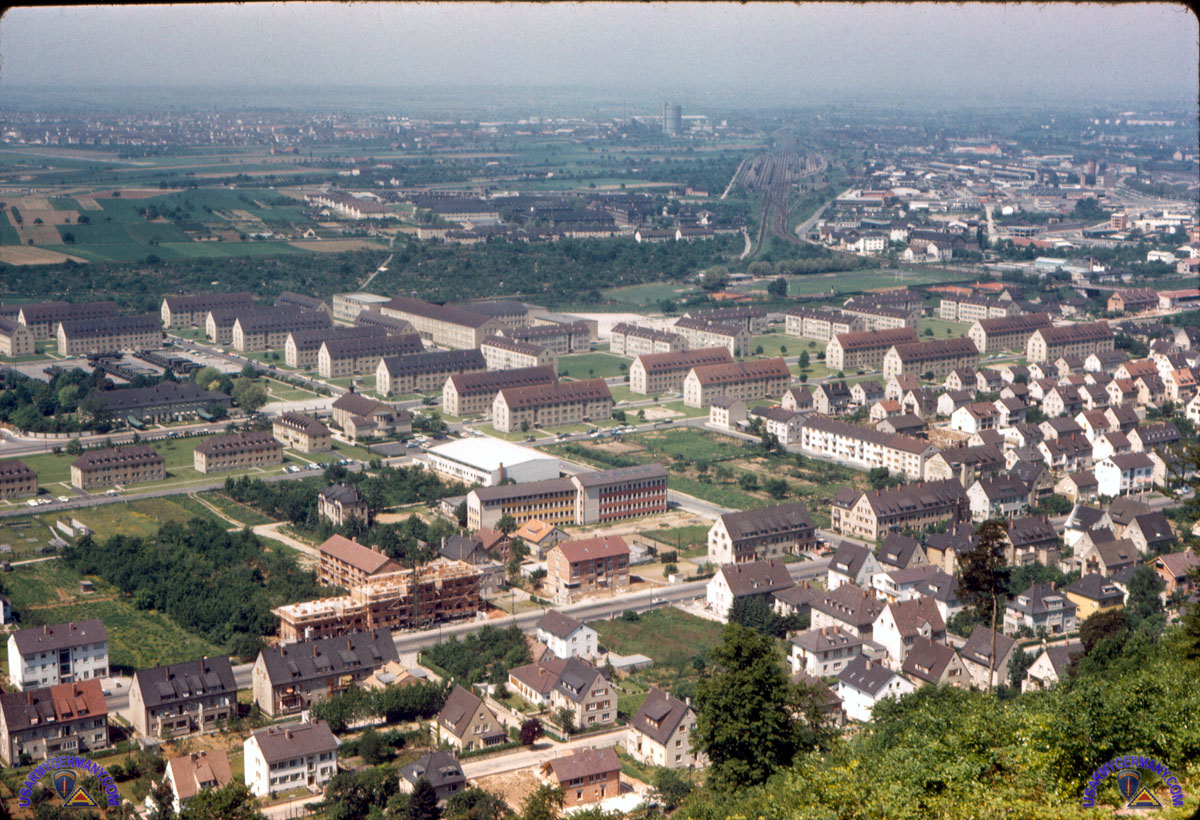 USAREUR Aerial Photos Campbell Bks early 1960s